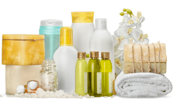 Cuidados com beleza do corpo e banho