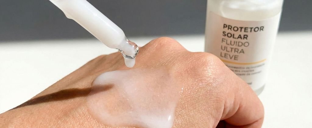 proteção solar textura ultra líquida e leve