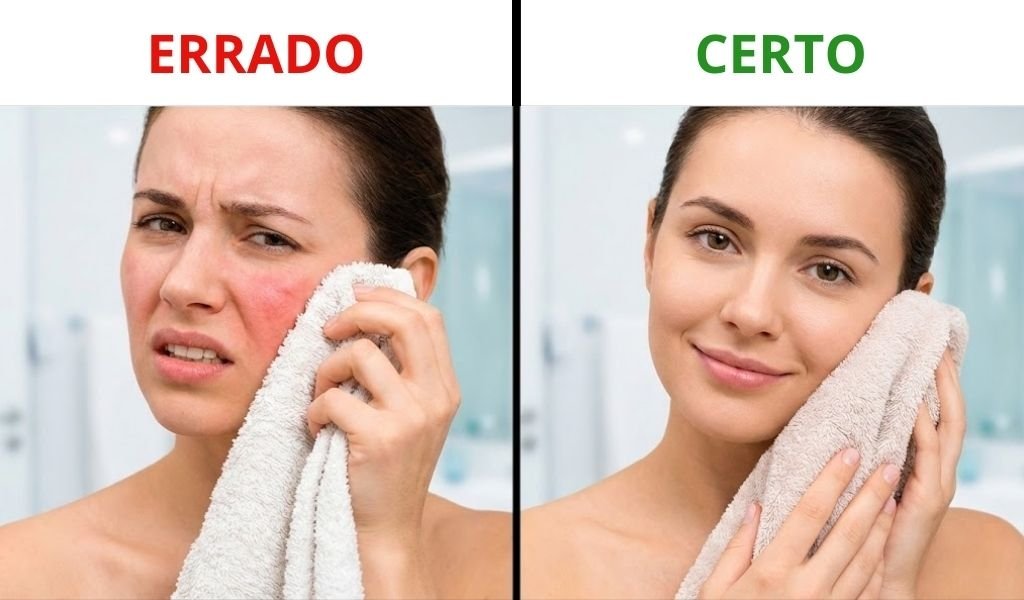 como limpar o rosto corretamento