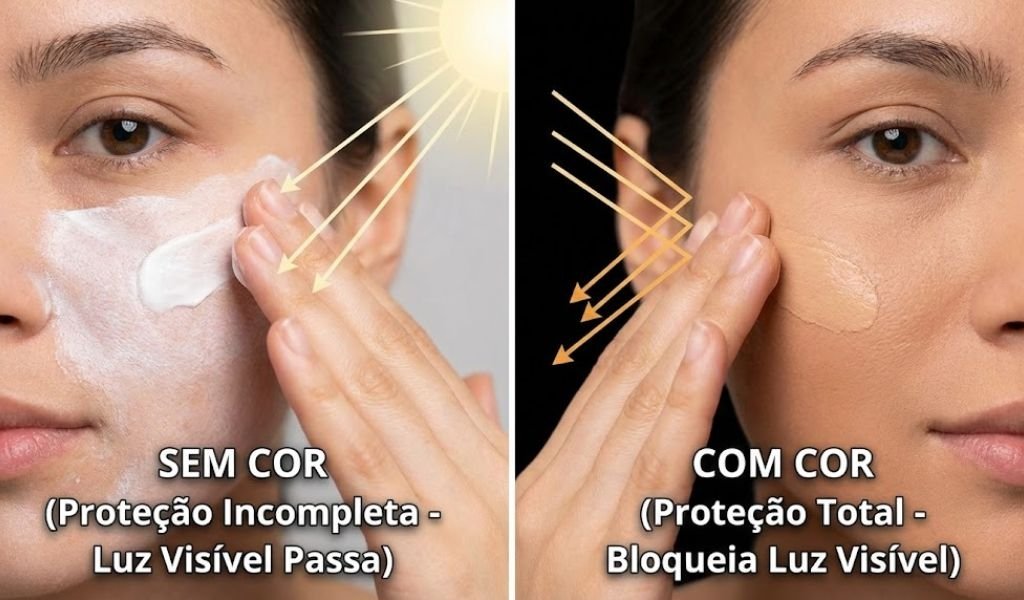 erro ao usar protetor solar